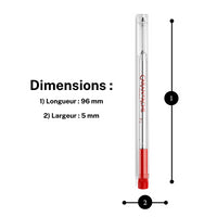 Recharge - Cartouche - Stylo à bille - GOLIATH - Caran d'Ache - Rouge - Pointe M