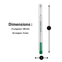 Recharge - Cartouche - Stylo à bille - GOLIATH - Caran d'Ache - Vert - Pointe M