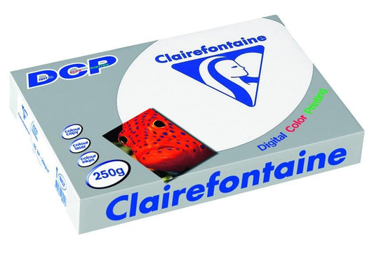Ramette de papier - A4 - Blanc - 250g - Impression - 125 feuilles - Clairefontaine DCP