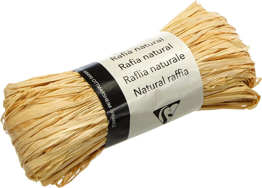 Raphia - Naturel - Emballage cadeau - Loisirs créatifs - DIY - 1m50 - Clairefontaine