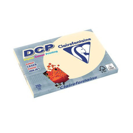 Ramette de papier - A3 - Ivoire - 250g - Impression - 125 feuilles - Clairefontaine DCP