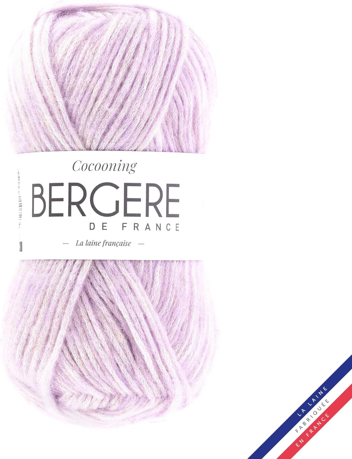 Pelote de laine - Parme - Polyester, laine, acrylique - Bergère de France - Cocooning