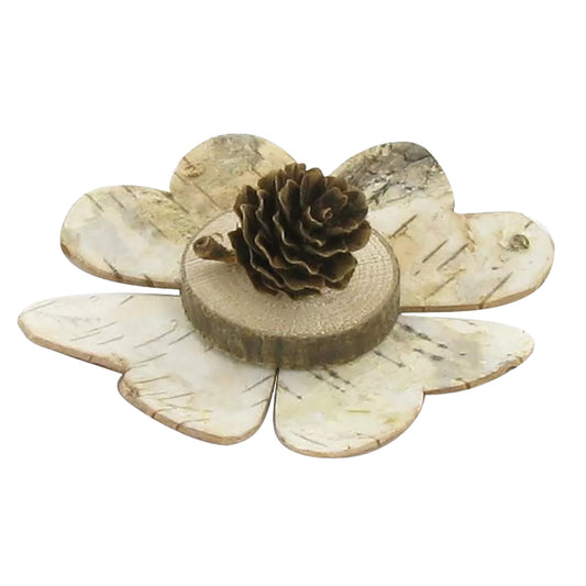 10 Cœurs en bouleau - Loisirs créatifs - Décoration - 5 cm - Ctop