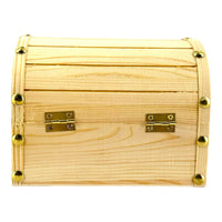 Petit coffre de pirate - Bois - A décorer - 16x11x12,5cm - Loisirs créatifs