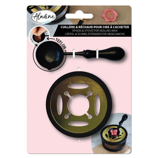 Réchaud et cuillère pour cire à cacheter - Carterie - Loisirs créatifs - Aladine