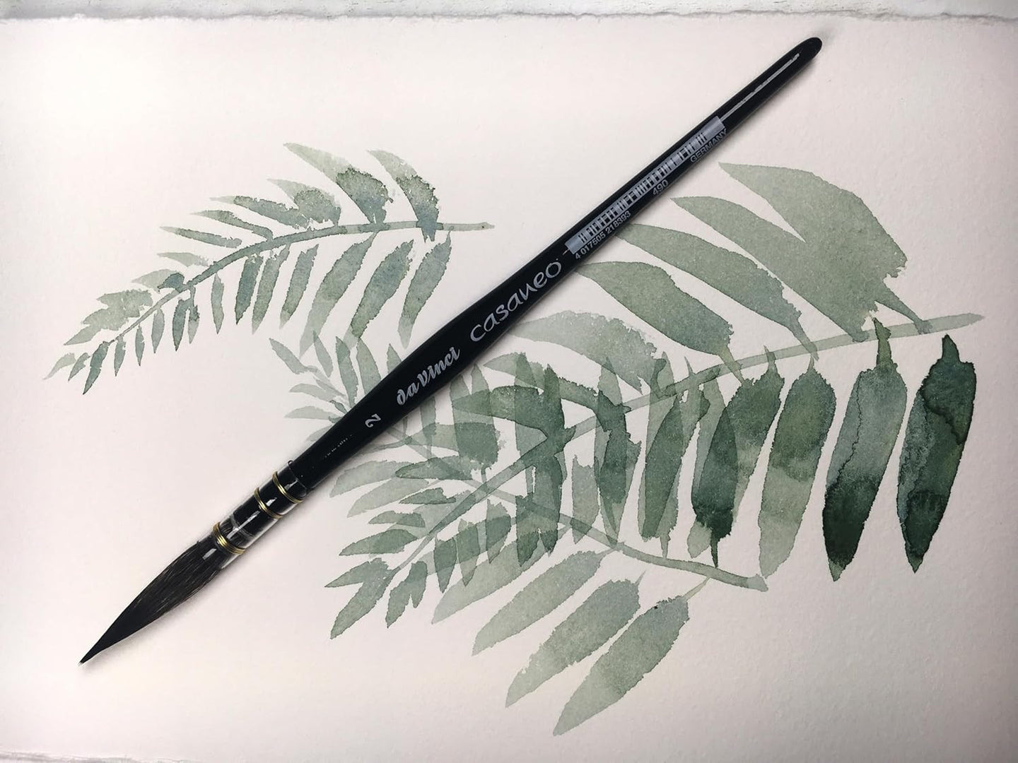 Pinceau - Lavis - Fibres synthétiques - Aquarelle - Da Vinci - Casaneo - 490 - N°2