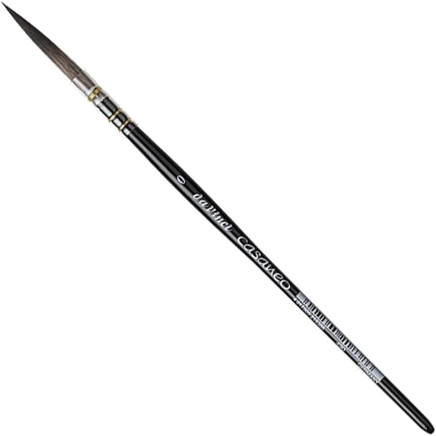 Pinceau - Lavis - Fibres synthétiques - Aquarelle - Da Vinci - Casaneo - 490 - N°0