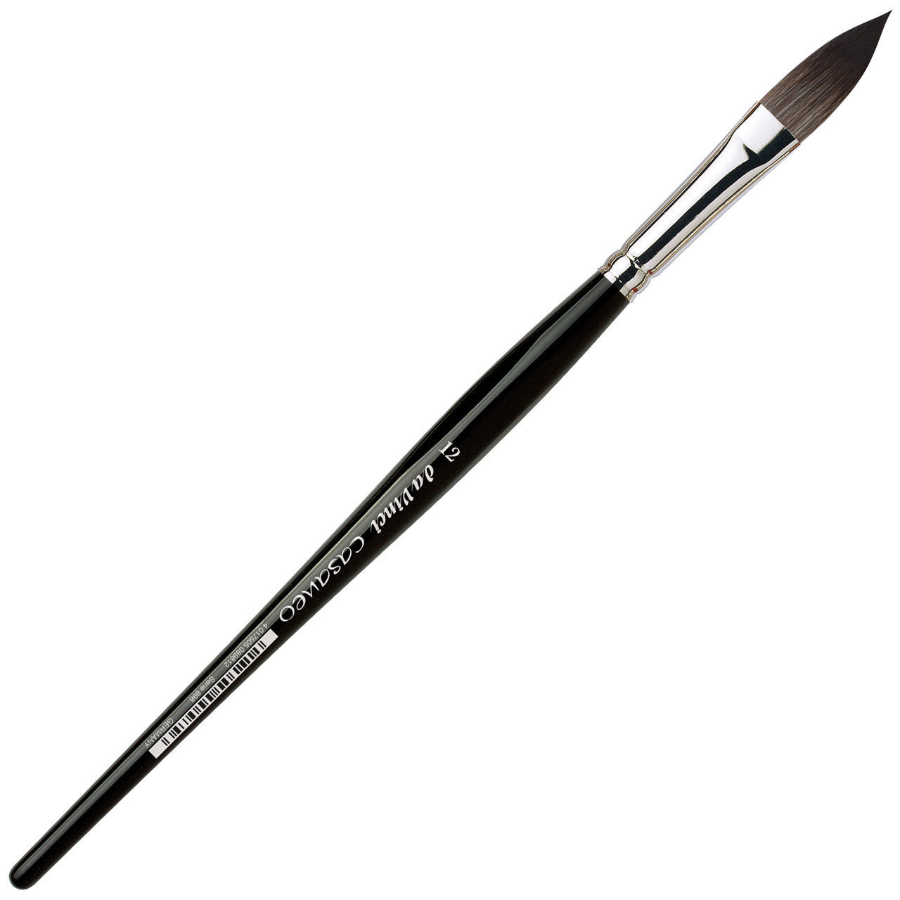 Pinceau - Ovale - Fibres synthétiques - Aquarelle - Acrylique - Da Vinci - Casaneo - N°12