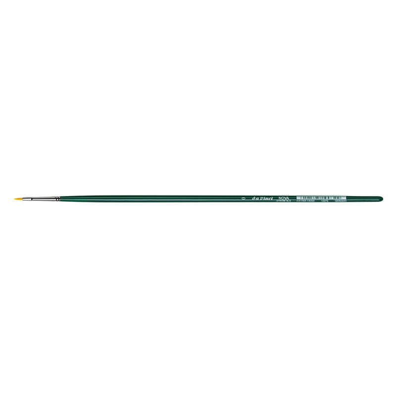 Pinceau acrylique et huile - Usé bombé - Fibres synthétiques - Da Vinci - Nova - 0 - série 1875