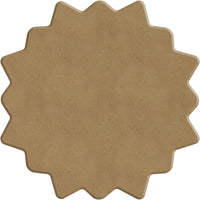 Pochoir - Pour dot painting - Mandala - 10cm - Forme en bois + support - Aladine