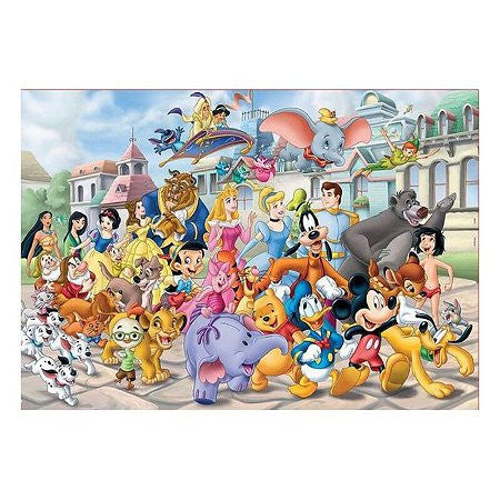 Puzzle - 200 pièces - Les héros de Disney - Enfant dès 6 ans - Disney