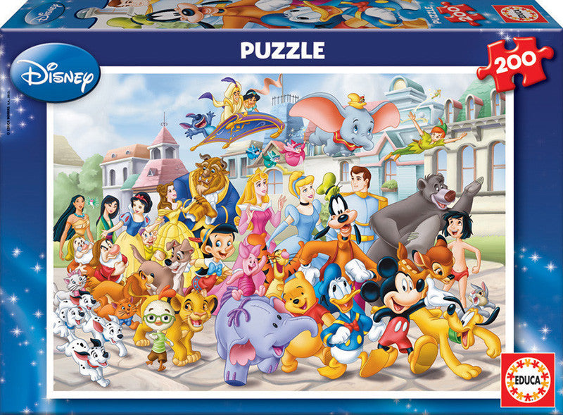 Puzzle - 200 pièces - Les héros de Disney - Enfant dès 6 ans - Disney