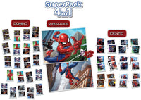 Puzzle - Spiderman - Enfant - 4 puzzles en 1 - Dès 3 ans - Educa