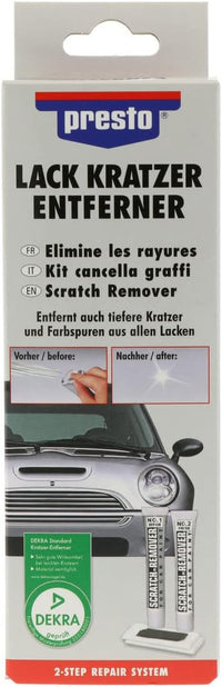 Produit pour effacer les rayures - Carrosserie - Auto - Moto - Presto - Kit complet