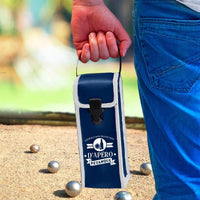 Pochette pour triplette de pétanque - Bleu - Apéro pétanque - Idée cadeau - Fête des pères
