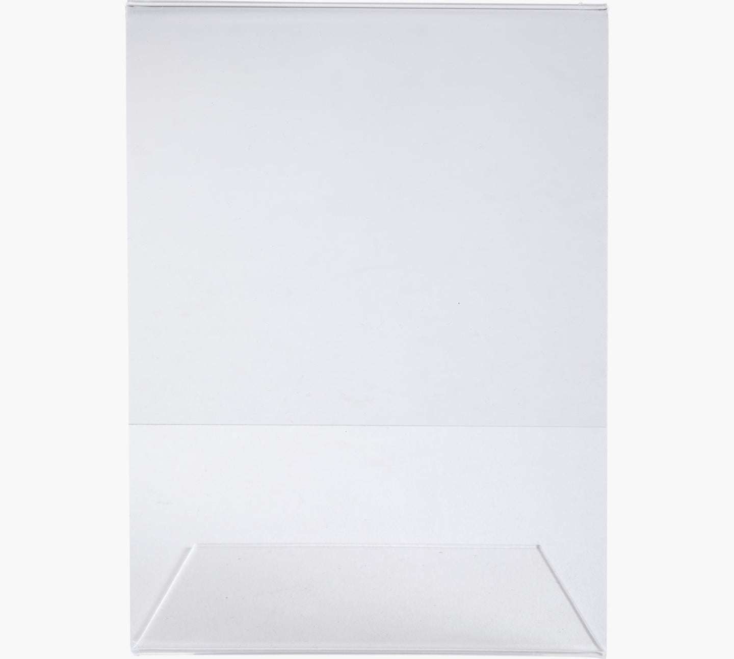 Porte-visuel - Présentoir - A5 - Incliné - Transparent - Pour photo, menu, document