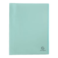 Porte-vue - 80 vues - Vert pastel - Polypro - A4 - Exacompta
