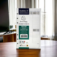 Recharge pour agenda - Exatime 17 - 2024/2025 - 18272E - Septembre à décembre