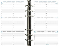 Recharge pour agenda - Exatime 17 - 2024/2025 - 18240E - Septembre à décembre