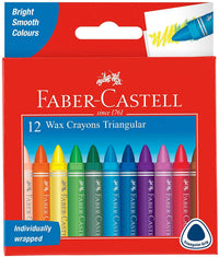 Pochette de 12 craies à la cire Faber-Castell