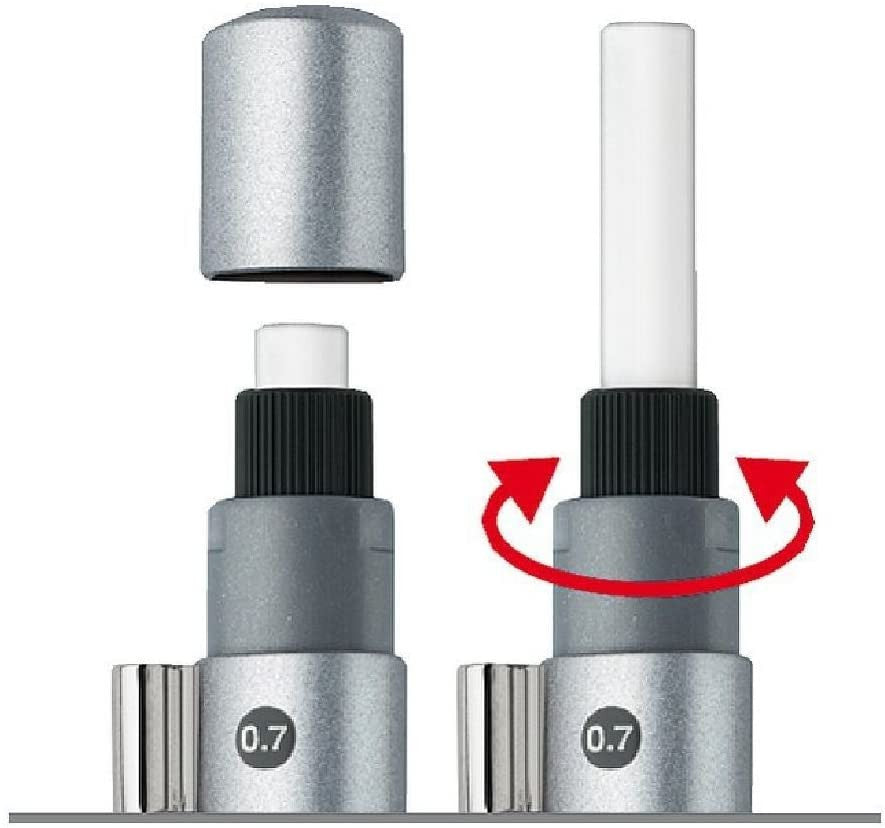 Porte-mine Grip 2011 argent Faber-Castell mine de 0,7mm