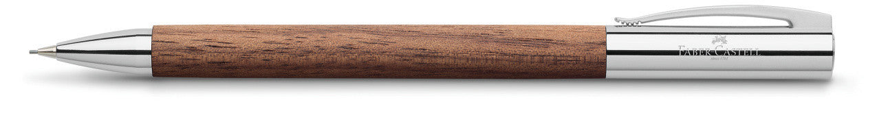 Porte-mine - Mine graphite 0,7mm - Bois noyer - Faber-Castell - Ambition