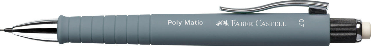 Porte-mine Poly Matic Faber-Castell mine de 0,7mm gris