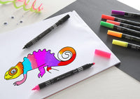 10 feutres de coloriage - Double pointe - Fine et moyenne - Faber-Castell