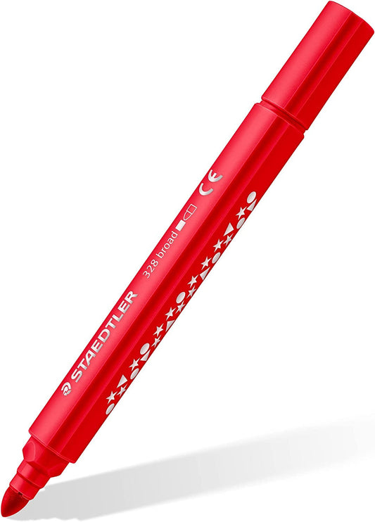 10 feutres de coloriage - Pointe large - Enfants - Noris Jumbo 328 - Staedtler