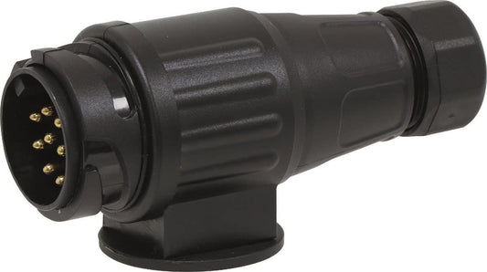 Prise - Mâle - 13 broches - IP44 - Pour remorque et caravane - Sodiflash
