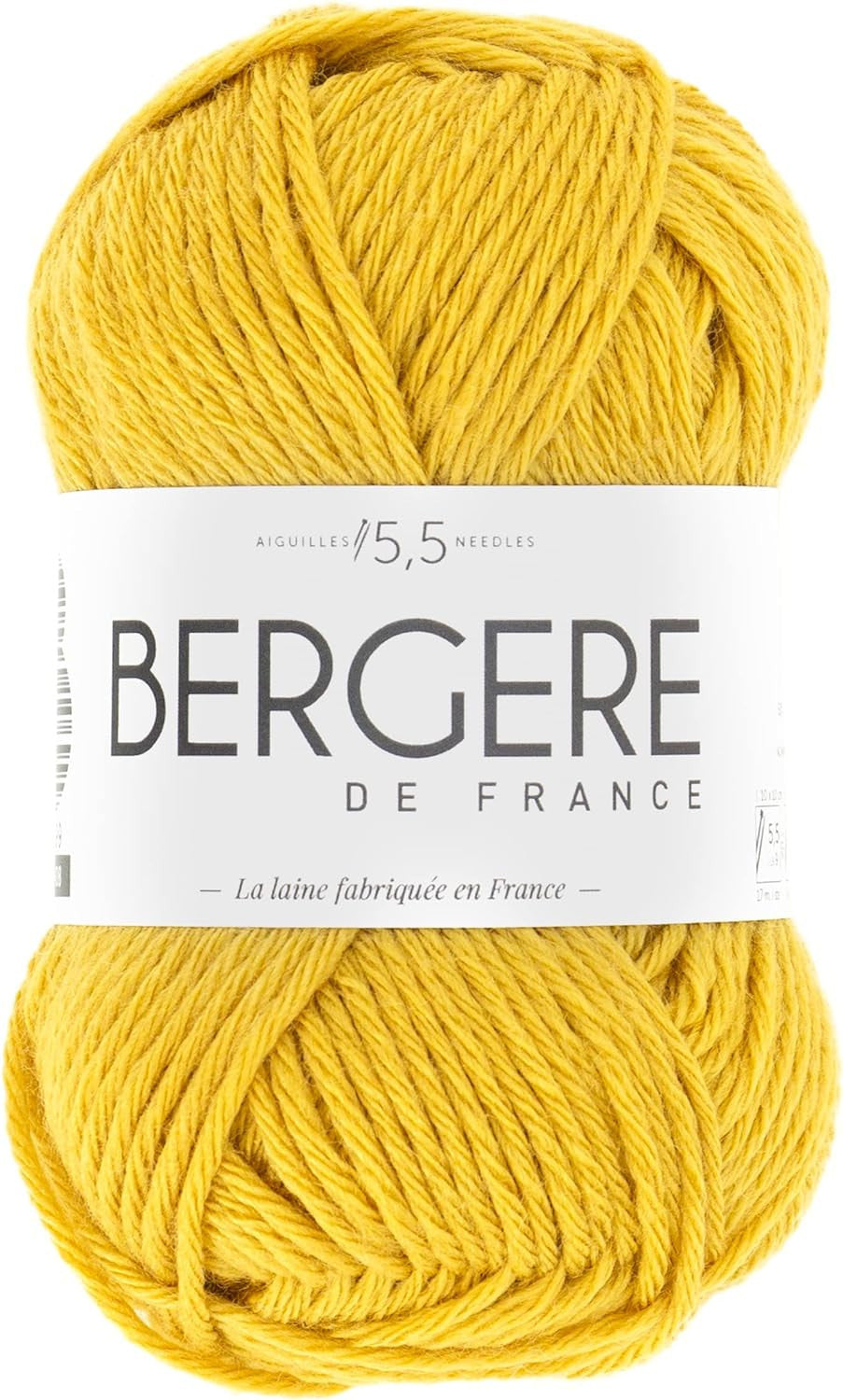 Pelote de laine - Miel - 50% Laine mérinos 50% acrylique - Bergère de France - Image