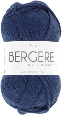 Pelote de laine - Nuit - 50% Laine mérinos 50% acrylique - Bergère de France - Image