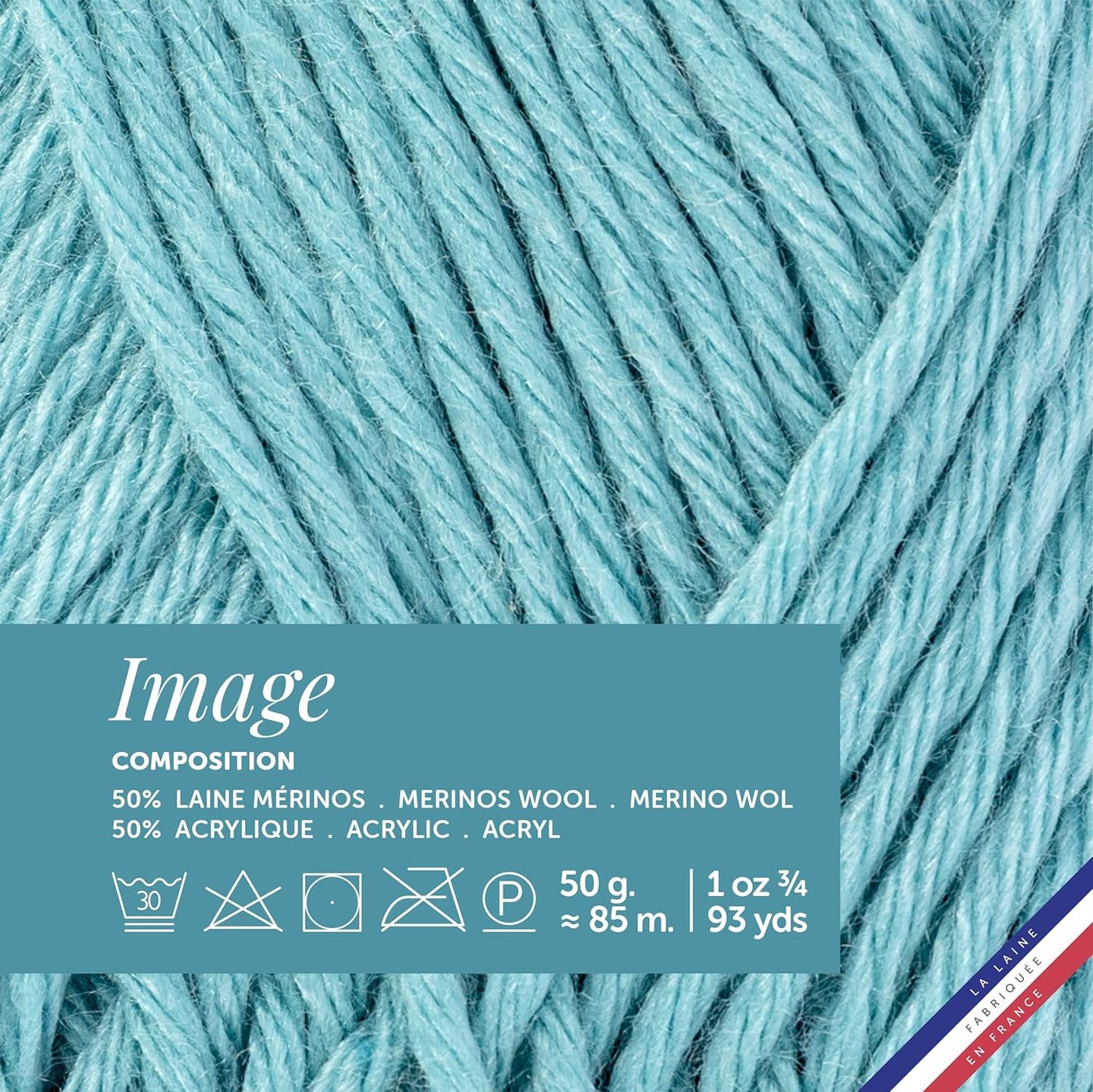 Pelote de laine - Océan - 50% Laine mérinos 50% acrylique - Bergère de France - Image