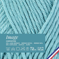 Pelote de laine - Océan - 50% Laine mérinos 50% acrylique - Bergère de France - Image