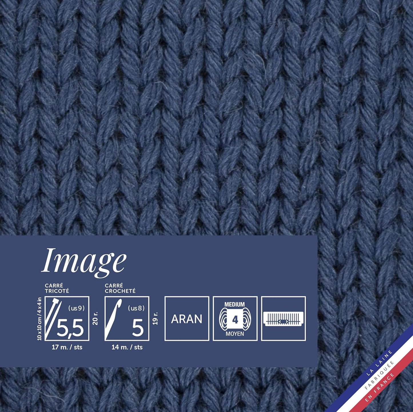 Pelote de laine - Pacifique - 50% Laine mérinos 50% acrylique - Bergère de France - Image