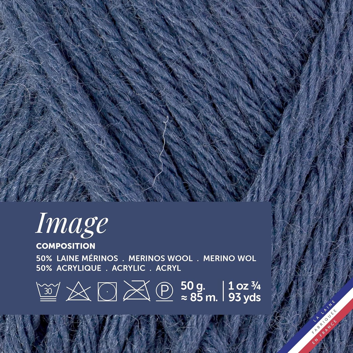 Pelote de laine - Pacifique - 50% Laine mérinos 50% acrylique - Bergère de France - Image