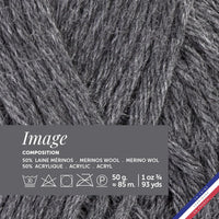 Pelote de laine - Rocher - 50% Laine mérinos 50% acrylique - Bergère de France - Image