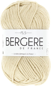 Pelote de laine - Sable - 50% Laine mérinos 50% acrylique - Bergère de France - Image
