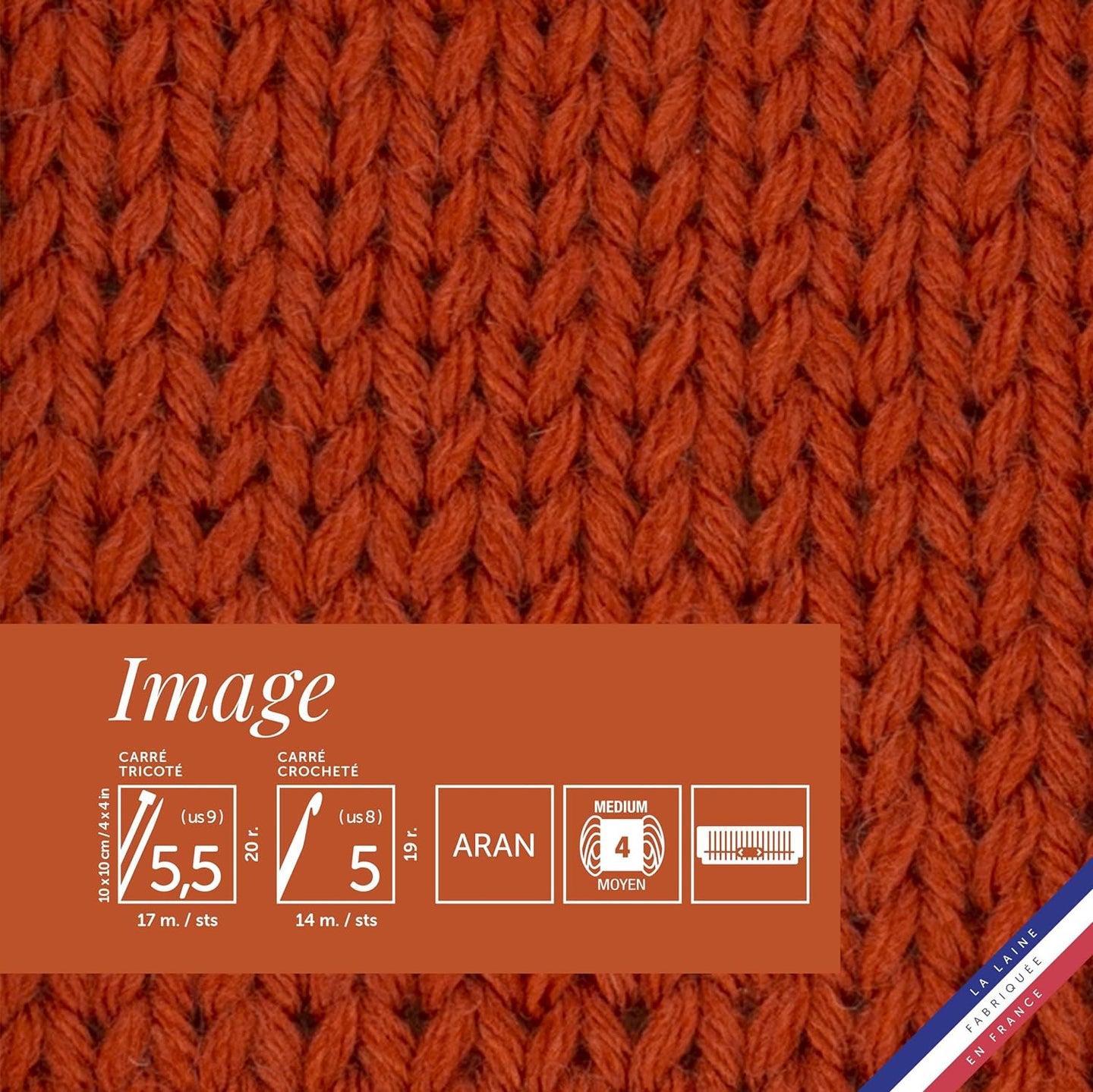 Pelote de laine - Toscane - 50% Laine mérinos 50% acrylique - Bergère de France - Image