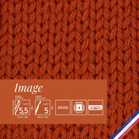 Pelote de laine - Toscane - 50% Laine mérinos 50% acrylique - Bergère de France - Image