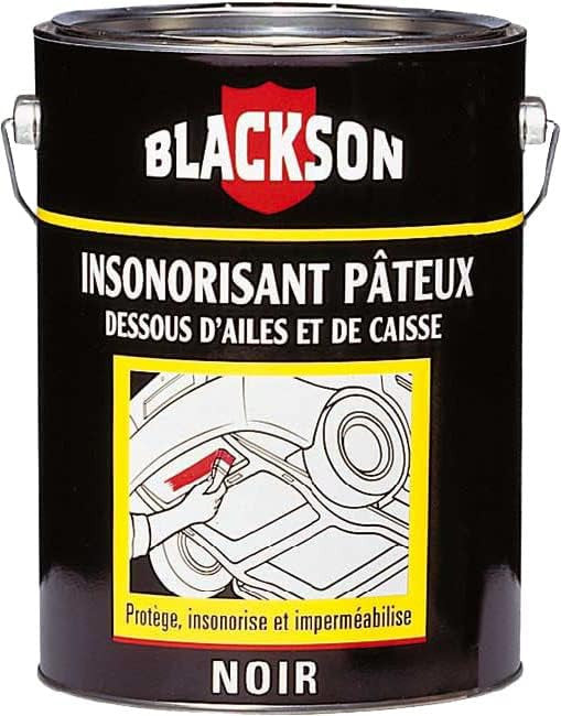Produit insonorisant - Voiture - Bas de caisse - Dessous d'ailes - Noir - Blackson