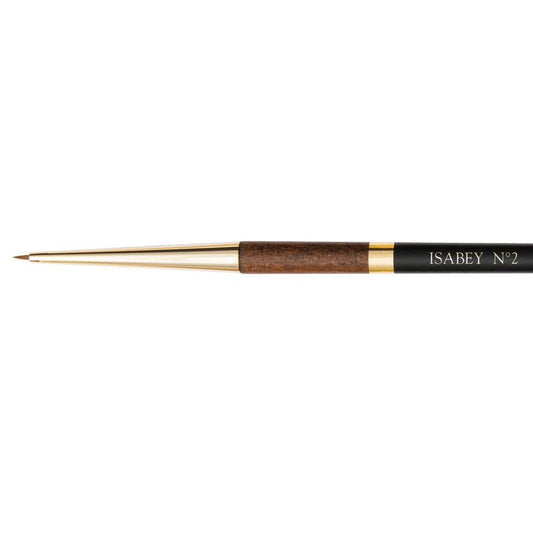 Pinceau - Repiqué - Aquarelle - Isabey - Martre Kolinsky Pure - 6229i - N°2 - Fibres naturelles