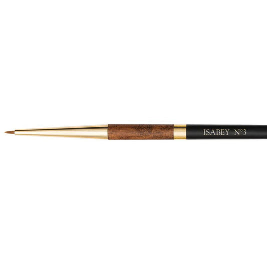 Pinceau - Repiqué - Aquarelle - Isabey - Martre Kolinsky Pure - 6229i - N°3 - Fibres naturelles