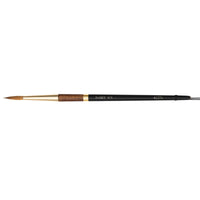 Pinceau - Rond fin - Aquarelle - Isabey - Martre Kolinsky Pure - 6227i - N°8 - Fibres naturelles
