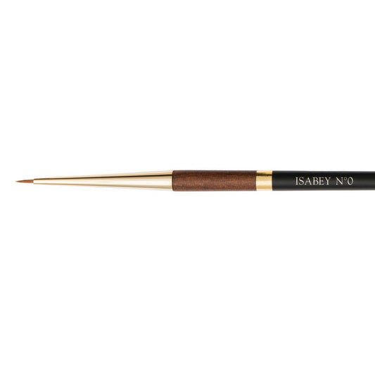 Pinceau - Rond large - Aquarelle - Isabey - Martre Kolinsky Pure - 6228i - N°0 - Fibres naturelles