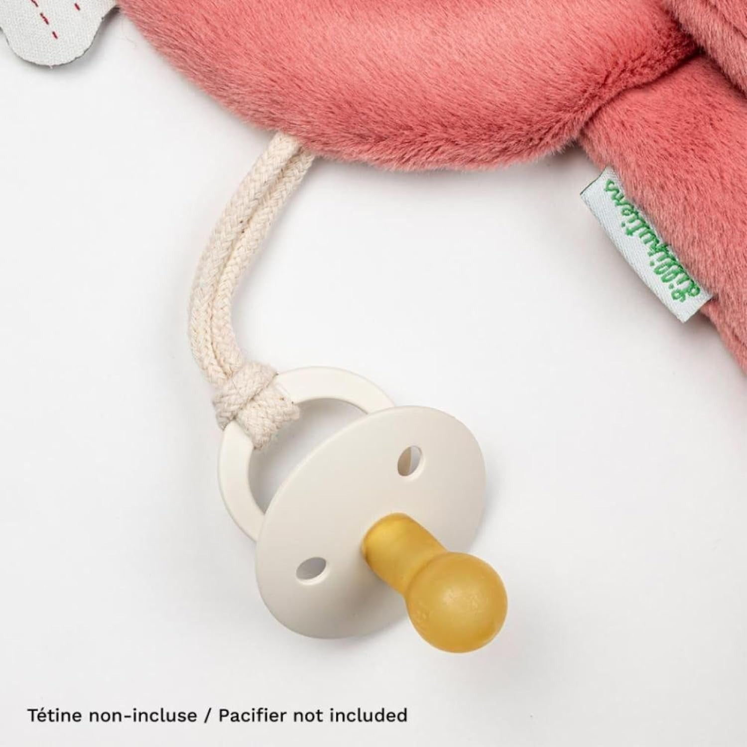 Peluche - Avec attache tétine - Dès la naissance - Jeanne mon amie de la nuit - Lilliputiens