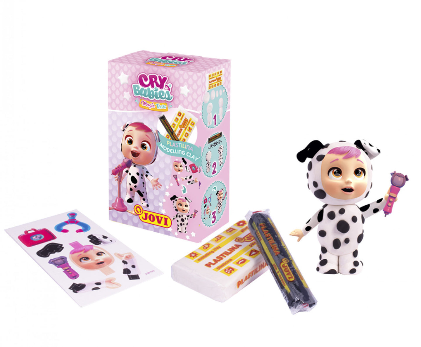 Personnage en pâte à modeler à créer Jovi Cry Babies Dotty