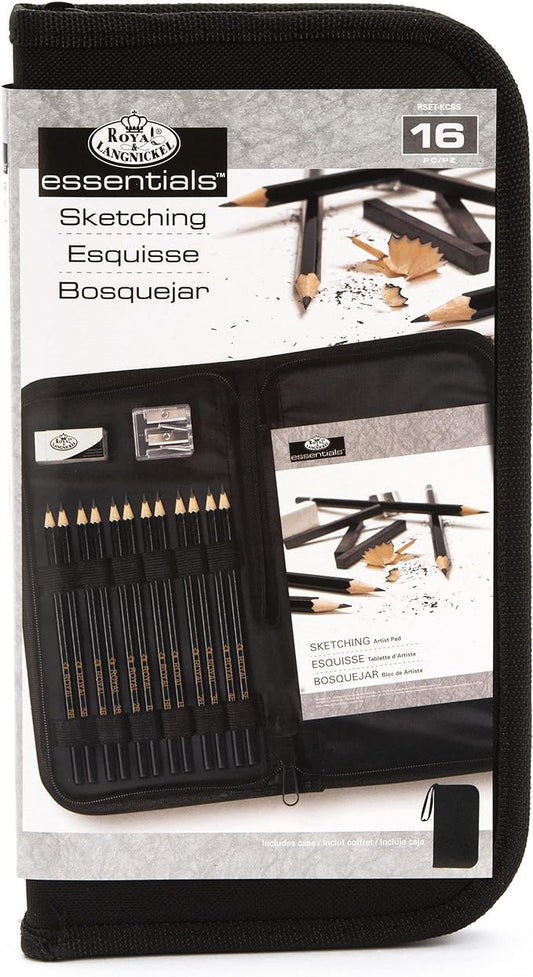 Pochette - 12 crayons graphite - Dessin et esquisse - Accessoires - Royal & Langnickel