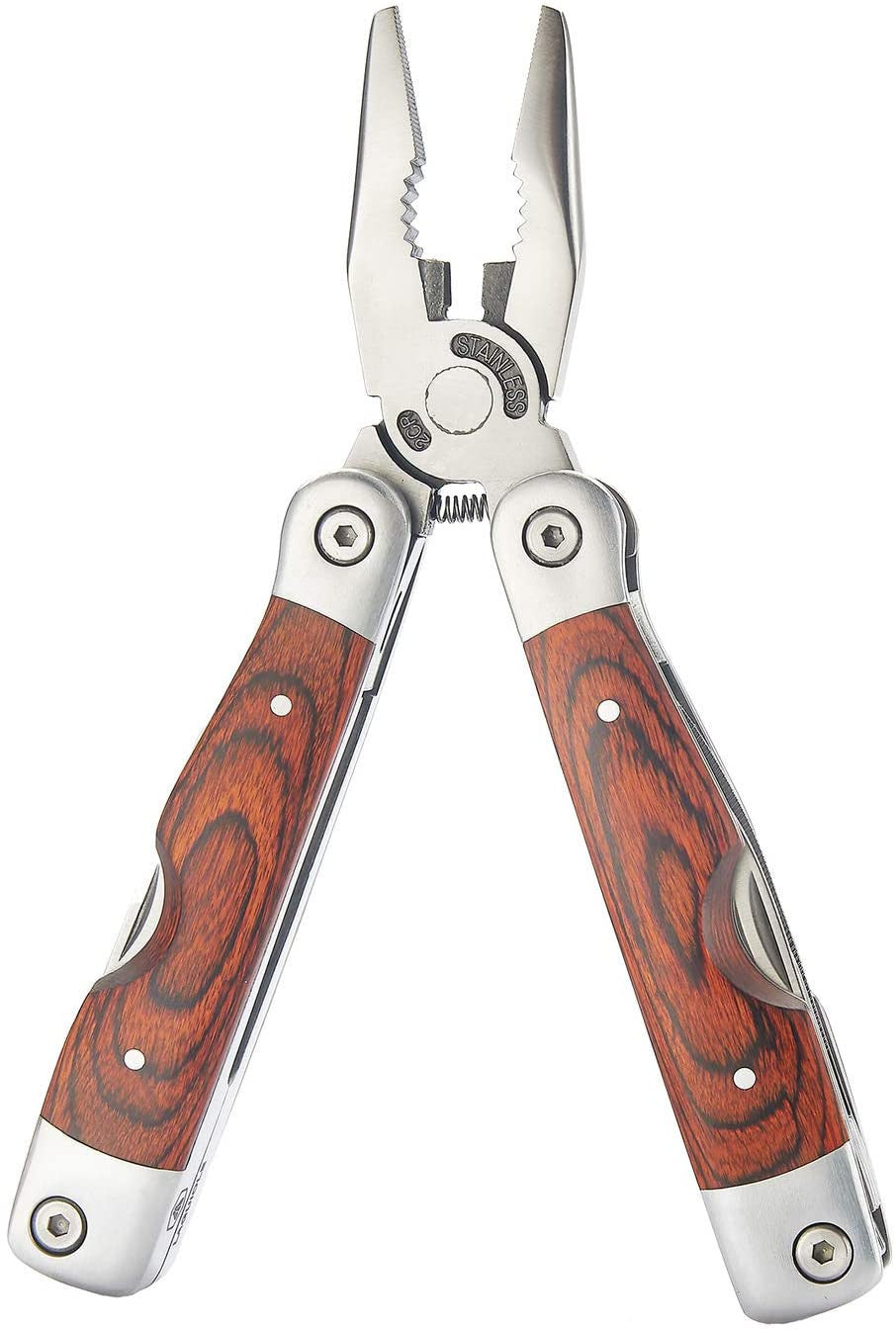 Pince multifonction Laguiole 8 outils manche en bois