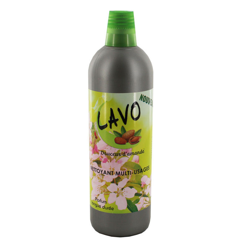 Produit nettoyant - Multi surfaces - Parfum amande - Lavo Fruit - Bidon 1L
